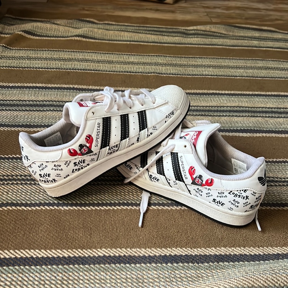 Addidas x Philip Colbert Save the Lobster Superstars
